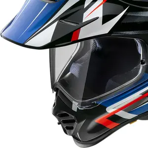 Imagem 8 de Capacete Arai Tour X5 Discovery - Preto/Branco/Azul/Vermelho