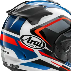 Imagem 11 de Capacete Arai Tour X5 Discovery - Preto/Branco/Azul/Vermelho
