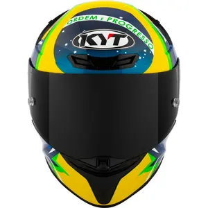Imagem 2 de Capacete KYT TT Revo Diogo Moreira - Azul/Amarelo