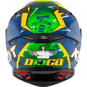 Imagem 7 de Capacete KYT TT Revo Diogo Moreira - Azul/Amarelo