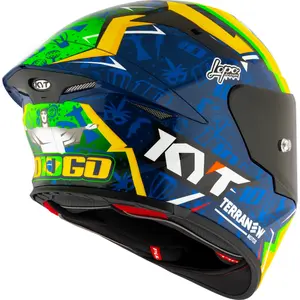 Imagem 6 de Capacete KYT TT Revo Diogo Moreira - Azul/Amarelo