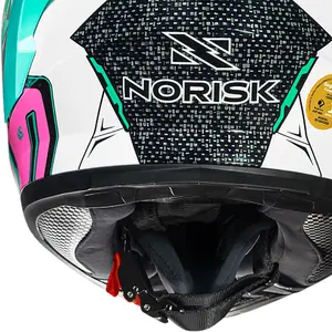 Imagem 6 de Capacete Norisk Flow Robot - Branco/Verde