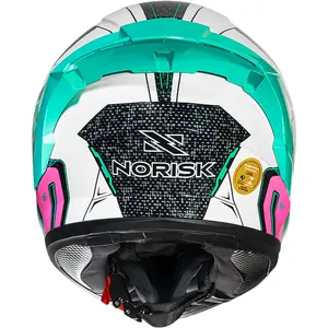 Imagem 3 de Capacete Norisk Flow Robot - Branco/Verde