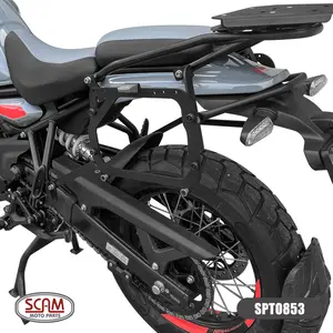 Imagem 4 de Suporte Lateral Scam Royal Enfield Himalayan 450 (apartir de 2025) Preto - SPTO853