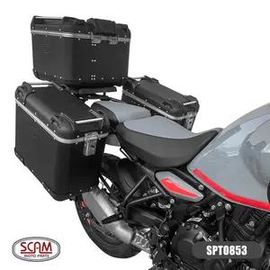 Imagem 7 de Suporte Lateral Scam Royal Enfield Himalayan 450 (apartir de 2025) Preto - SPTO853