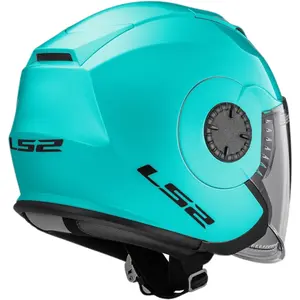 Imagem 8 de Capacete LS2 OF570 Verso Monocolor - Azul Cyan