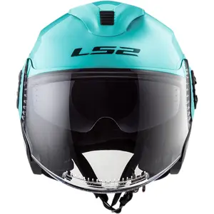 Imagem 6 de Capacete LS2 OF570 Verso Monocolor - Azul Cyan