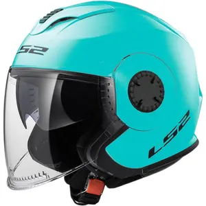 Imagem 2 de Capacete LS2 OF570 Verso Monocolor - Azul Cyan