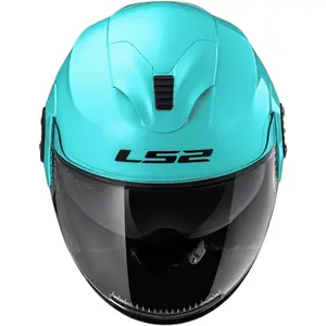 Imagem 7 de Capacete LS2 OF570 Verso Monocolor - Azul Cyan