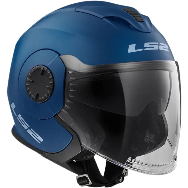 ロスモンティス Capacete LS2 OF570 Verso Monocolor - Azul Fosco - Grid Motors