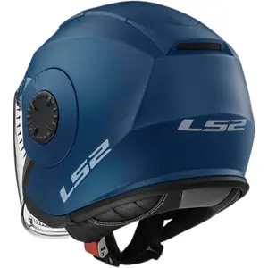 Imagem 6 de Capacete LS2 OF570 Verso Monocolor - Azul Fosco