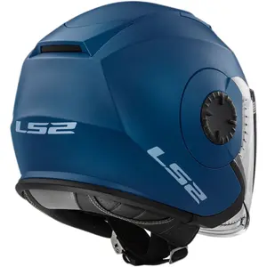 Imagem 7 de Capacete LS2 OF570 Verso Monocolor - Azul Fosco