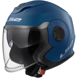 Imagem 3 de Capacete LS2 OF570 Verso Monocolor - Azul Fosco