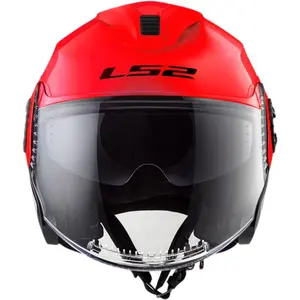 Imagem 7 de Capacete LS2 OF570 Verso Monocolor - Vermelho