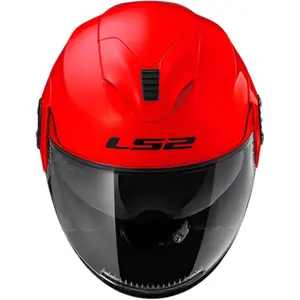 Imagem 6 de Capacete LS2 OF570 Verso Monocolor - Vermelho