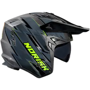 Imagem 6 de Capacete Norisk Darth 2 Storm - Cinza Titânio (4 em 1)