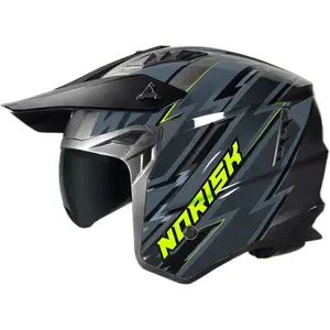 Imagem 5 de Capacete Norisk Darth 2 Storm - Cinza Titânio (4 em 1)
