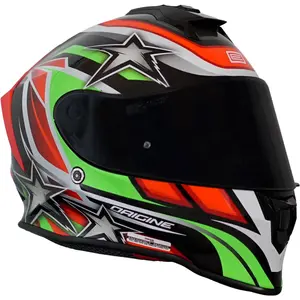 Imagem 5 de Capacete Origine Dinamo Star Revolution - Verde Fluor/Vermelho/Preto