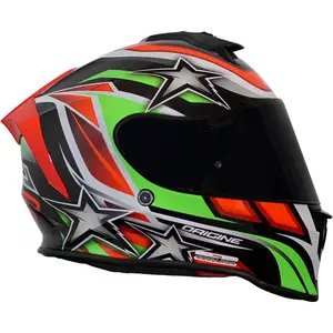Imagem 3 de Capacete Origine Dinamo Star Revolution - Verde Fluor/Vermelho/Preto