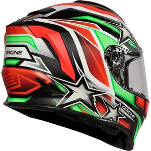Imagem 6 de Capacete Origine Dinamo Star Revolution - Verde Fluor/Vermelho/Preto