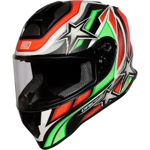 Imagem 2 de Capacete Origine Dinamo Star Revolution - Verde Fluor/Vermelho/Preto