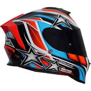 Imagem 3 de Capacete Origine Dinamo Star Revolution - Vermelho Fluor/Preto