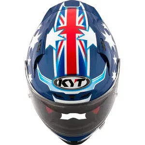 Imagem 4 de Capacete KYT Striker 2V Broke Parkes - Azul