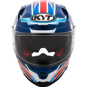 Imagem 3 de Capacete KYT Striker 2V Broke Parkes - Azul
