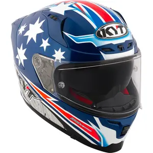 Imagem 2 de Capacete KYT Striker 2V Broke Parkes - Azul