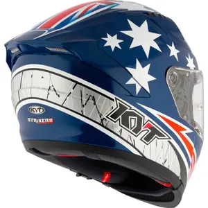 Imagem 5 de Capacete KYT Striker 2V Broke Parkes - Azul
