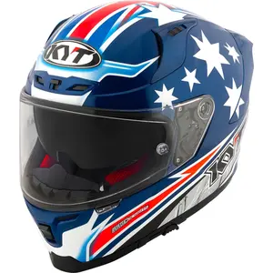 Capacete KYT Striker 2V Broke Parkes - Azul