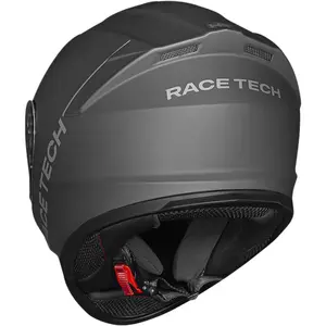 Imagem 8 de Capacete Race Tech Hit Monocolor - Cinza Titânio Fosco