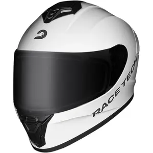 Imagem 4 de Capacete Race Tech Hit Monocolor - Branco