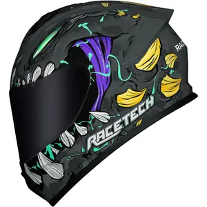 Capacete Race Tech Hit Lizard - Cinza Titânio