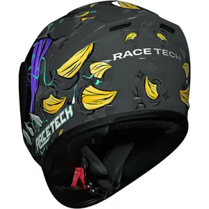 Imagem 6 de Capacete Race Tech Hit Lizard - Cinza Titânio