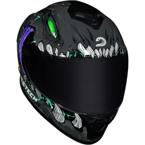 Imagem 5 de Capacete Race Tech Hit Lizard - Cinza Titânio