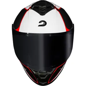 Imagem 5 de Capacete Race Tech Hit Plus - Preto/Branco