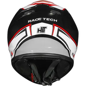 Imagem 9 de Capacete Race Tech Hit Plus - Preto/Branco