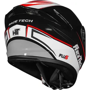 Imagem 8 de Capacete Race Tech Hit Plus - Preto/Branco