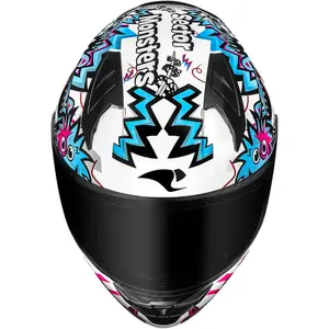 Imagem 6 de Capacete Race Tech Sector Monsters - Branco/Azul