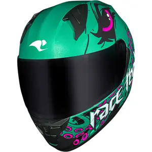 Imagem 4 de Capacete Race Tech Sector Kraken - Verde/Rosa