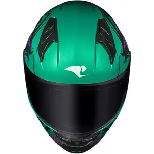 Imagem 7 de Capacete Race Tech Sector Kraken - Verde/Rosa