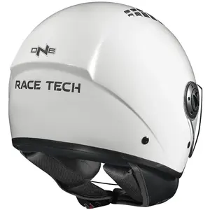 Imagem 8 de Capacete Race Tech One Monocolor - Branco (Aberto)