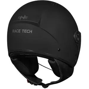Imagem 6 de Capacete Race Tech One Monocolor - Preto Fosco (Aberto)