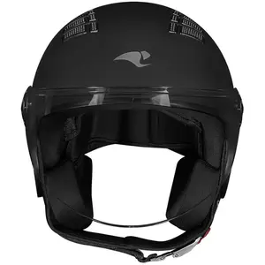 Imagem 7 de Capacete Race Tech One Monocolor - Preto Fosco (Aberto)