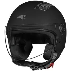 Imagem 3 de Capacete Race Tech One Monocolor - Preto Fosco (Aberto)