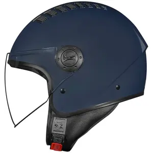 Capacete Race Tech One Monocolor - Azul Fosco (Aberto) - Grid Motors