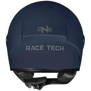Imagem 8 de Capacete Race Tech One Monocolor - Azul Fosco (Aberto)