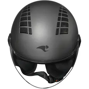 Imagem 6 de Capacete Race Tech One Monocolor - Cinza Titânio Fosco (Aberto)