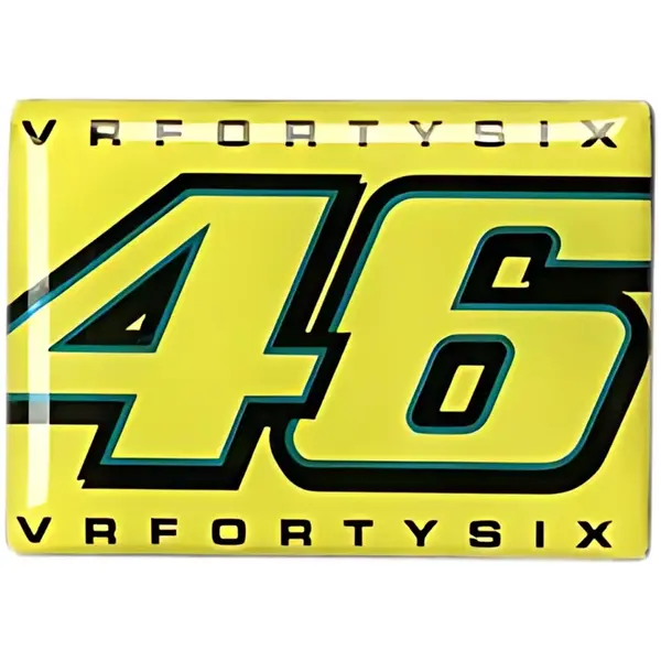 Imagem 1 de Imã Decorativo VR46 Valentino Rossi - Amarelo